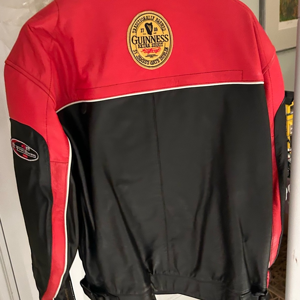 Guinness x First Racing leather motorcycle jacket with Thinsulate lining NEW - Picture 9 of 10